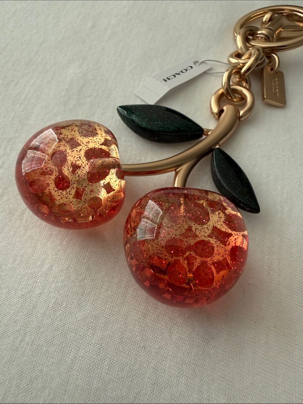 Coach Keychain Cherry Charm - Picture 7 of 12